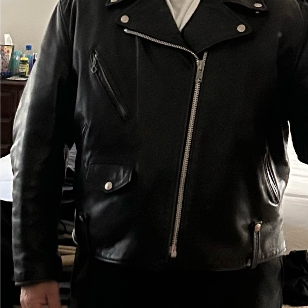 Schott NYC Black Leather Biker Jacket
PRICE DROP AGAIN!!!! #1545411003